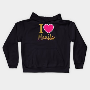 I love Manila Kids Hoodie